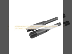 M10 Metal Head Coated Waterproof Male Female Connector LED Cable 2 Core 3 Core IP68