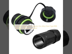 M20 RJ45 Waterproof Connector Zinc Alloy Panel Type IP68 Waterproof Network Connector