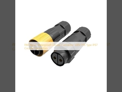PA6 Nylon Waterproof Circular Connector 500V P16 Type IP67 Circular Connectors
