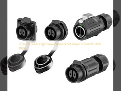 2 Pin LP Series High Power Waterproof Power Connector IP68 PA66 