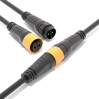 Buy IP68 Waterproof Male Female Connector with 500V Rating and Self-Locking Mechanism for Outdoor Use online manufacture