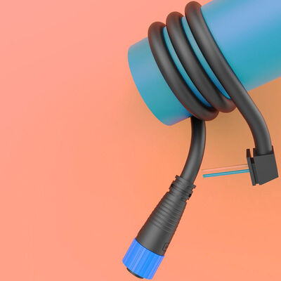 Buy IP68 350V PA66 Nylon Waterproof LED Connector M15 Waterproof Cable Connector for High-Powered LED Strips online manufacture