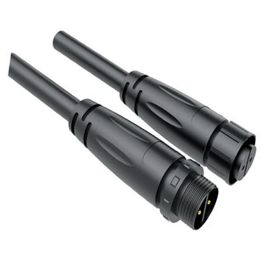 Buy 25A Max Current Rating Waterproof Male Female Connector with 3KV Insulation Voltage and PA66 Nylon Material online manufacture