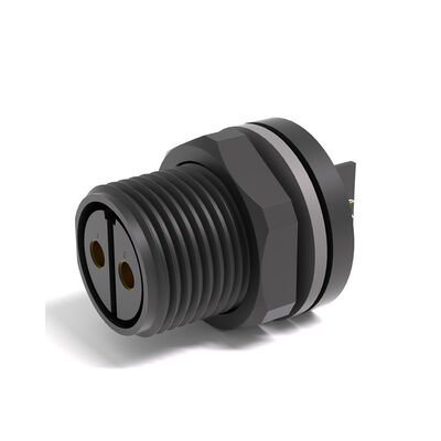 IP67 PA6 Nylon Waterproof Circular Connector M12 100VAC Industrial Threaded Type