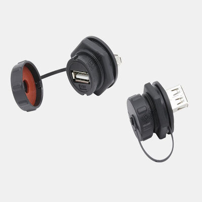 PA66 Nylon RJ45 Waterproof Signal Connector with IP67 Rating and 1.5A Max Current for Outdoor Applications