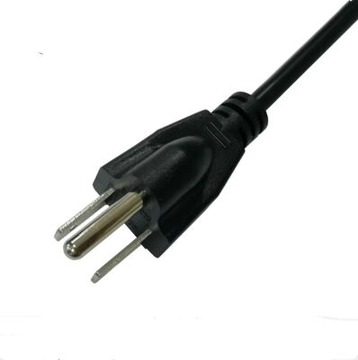Stranded Copper Power Plug with 6.8mm O.D. and 10A 250V Rating for Reliable Electrical Connections
